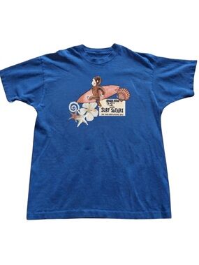 Gildan Surf Safari Graphic Tee in Royal Blue